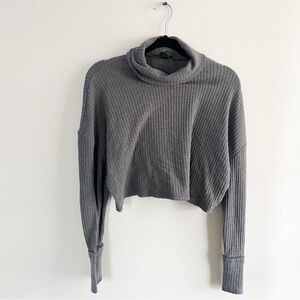 Wild Fable soft Charcoal Cowl Neck Sweater xs